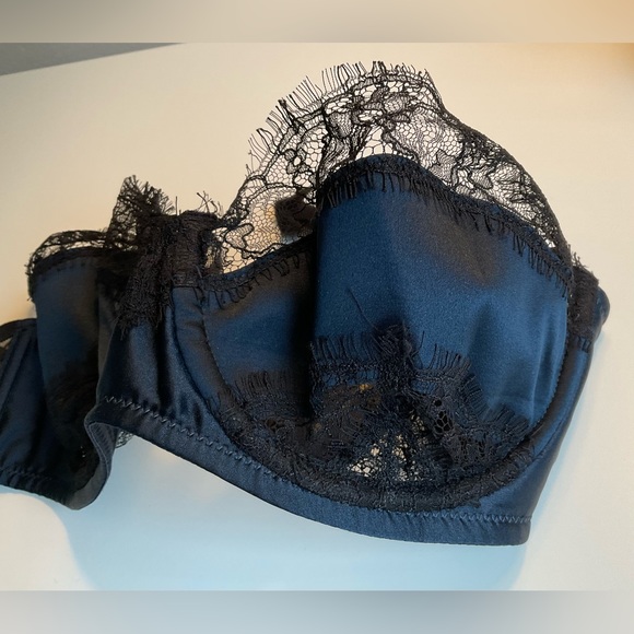 NWT Kiki de Montparnasse Lace Inset Balconette Bra - Picture 12 of 12